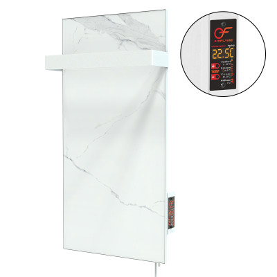Рушникосушарка керамічна ERAFLYME FLYME 400ТW(1) білий камінь (Б) Рушникосушарка керамічна ERAFLYME FLYME 400ТW(1) білий камінь (Б)