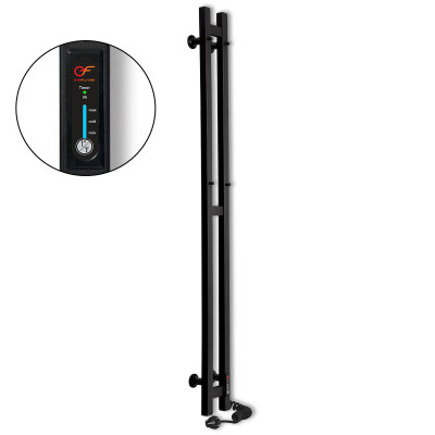 Рушникосушка ERAFLYME EF duet R 1200х105 чорний Рушникосушка ERAFLYME EF duet R 1200х105 чорний