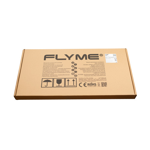 Керамічна панель рушникосушка FLYME 600ТW білий камінь