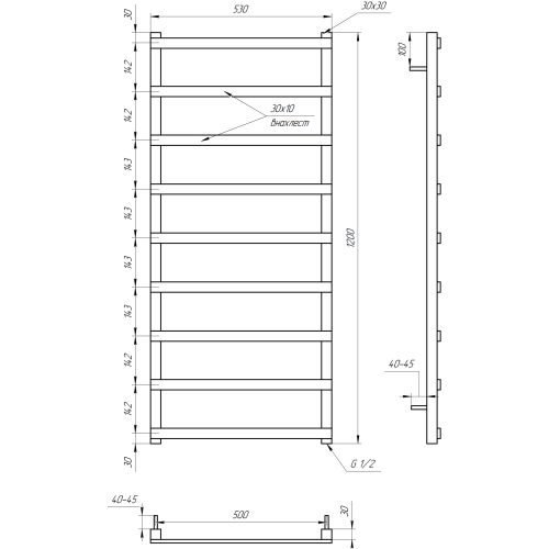 Сушка для рушників Basis Light Сушка для рушників Basis Light