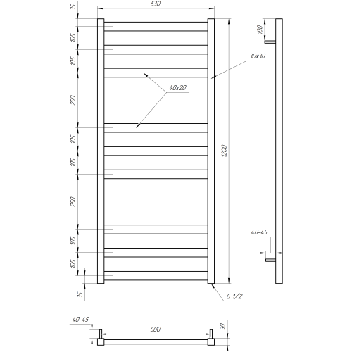 Сушка для рушників Tristar Flat Dry 80x53 см Сушка для рушників Tristar Flat Dry 80x53 см