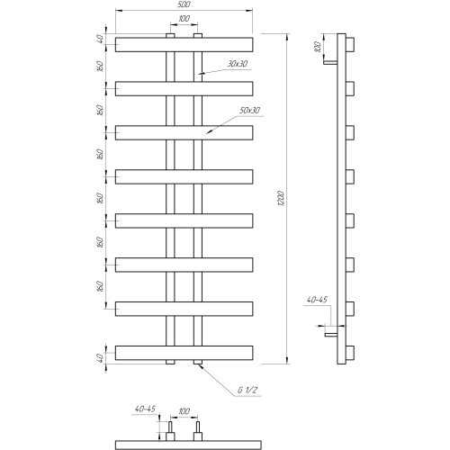 Сушка для рушників Symmetry Сушка для рушників Symmetry