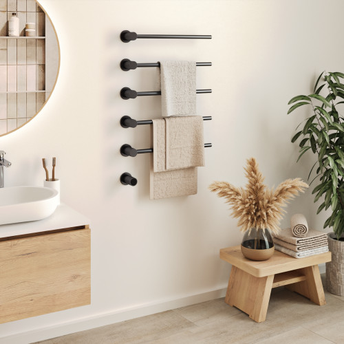 Рушникосушарка KOSSER Вертекс 510х520/3 ELR тайм.чорний
