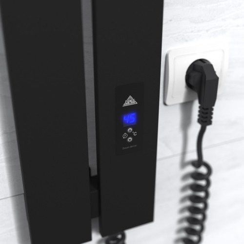 Рушникосушарка LARIS Зебра Бостон ЧФ(Ч)2 1500 Е (підкл. справа) 73207958 Рушникосушарка LARIS Зебра Бостон ЧФ(Ч)2 1500 Е (підкл. справа) 73207958