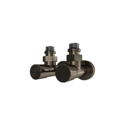 Комплект кутових кранів MARIO 1/2"х1/2" бронза (подовж.)