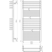 Рушникосушарка MARIO INOX Гера-Люкс 1170х530/500 1.7.044550.P