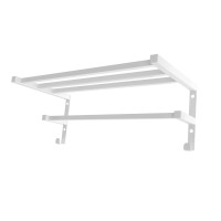 Полиця настінна HF Sheffield square 520х256 (настінна) white mat Полиця настінна HF Sheffield square 520х256 (настінна) white mat