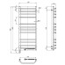 Рушникосушарка NAVIN Блюз 480х1200 Електро Sensor Права 12-006033-4812 