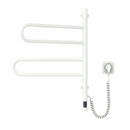 Рушникосушарка NAVIN Fouette 480х600 Sensor з таймером, біла 12-112033-4860