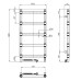 Рушникосушарка NAVIN Ретро 500х1000 Sensor, ліва 10-040133-5010