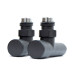 Кран кутовий NAVIN Raftec 1/2"х1/2" подовжений, чорний, 2шт. 25-230430-4012