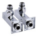 Кран кутовий подовжений Solomon CUBE CHROM 1/2"х1/2", 2шт.