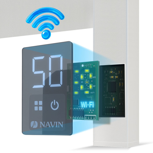 Рушникосушарка NAVIN Авангард X 480х1000 Sensor з WI-FI правобічна, біла 12-172055-4810