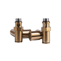 Кран кутовий NAVIN під тен 1/2"х1/2" бронза, 2шт 21-532430-7777