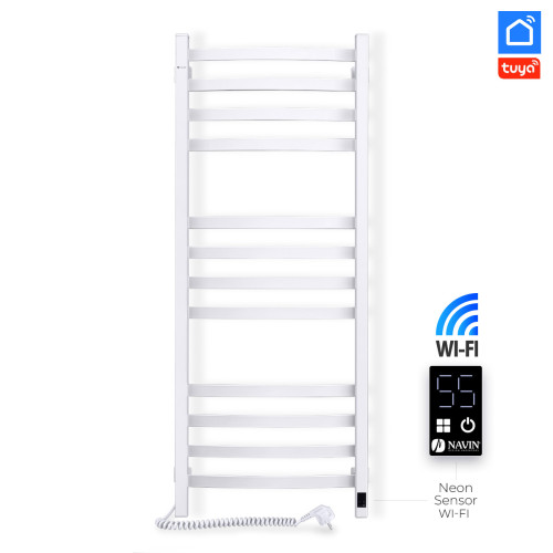 Рушникосушарка Navin Avalon 480х1200 Sensor з Wi-Fi ліва, біла 12-103155-4812