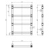 Рушникосушарка NAVIN Ретро 500х800 Бронза 00-540030-5080