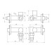 Кран кутовий NAVIN під тен 1/2"х1/2" хром, 2шт 21-032430-7777