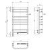 Рушникосушарка NAVIN Симфонія 480х800 Електро Sensor Права 12-009033-4880