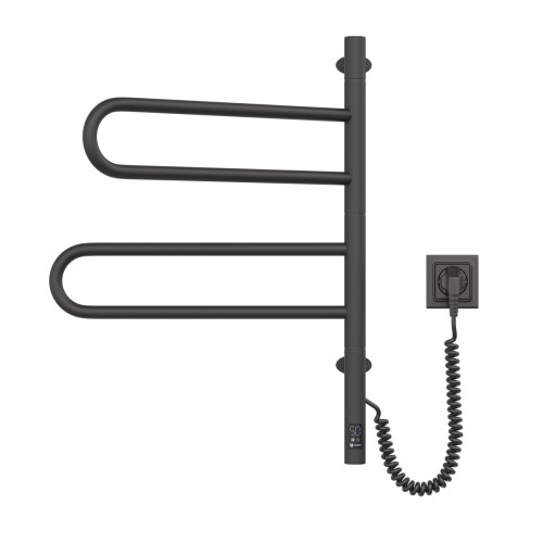 Рушникосушарка NAVIN Fouette 480х600 Sensor з таймером, чорний муар 12-212033-4860 Рушникосушарка NAVIN Fouette 480х600 Sensor з таймером, чорний муар 12-212033-4860