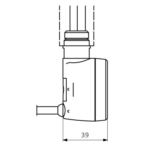 ТЕН для рушникосушарки TERMA MOA 300W, білий WEMOA03-T916U ТЕН для рушникосушарки TERMA MOA 300W, білий WEMOA03-T916U