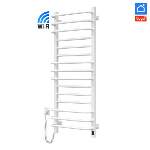 Рушникосушарка NAVIN Грандіс 480х1200 Sensor з Wi-Fi, ліва з таймером, біла 12-108155-4812