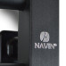 Рушникосушарка NAVIN Класик Квадро 500х800 Sensor права з таймером, чорний муар 12-216053-5080