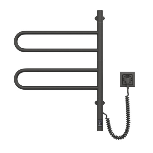 Рушникосушарка NAVIN Fouette 480х600 Sensor з таймером, чорний муар 12-212033-4860 Рушникосушарка NAVIN Fouette 480х600 Sensor з таймером, чорний муар 12-212033-4860