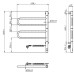 Рушникосушарка NAVIN Fouette 480х600 Sensor з таймером 10-012033-4860