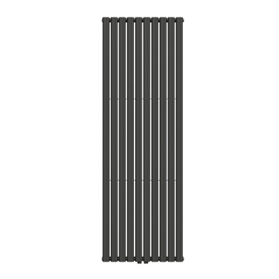 Вертикальний радіатор Ellipse Double 600х1800-10 (50 мм), anticor, чорний муар 02-245133-6018 Вертикальний радіатор Ellipse Double 600х1800-10 (50 мм), anticor, чорний муар 02-245133-6018