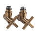 Кран кутовий для рушникосушки Raftec Premium 1/2