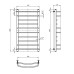 Рушникосушарка NAVIN Омега 500х1000 00-015020-5010