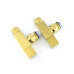 Кран кутовий NAVIN Raftec Quadro 1/2"х1/2", золото, 2шт. 25-433430-5012