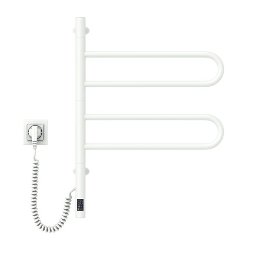 Рушникосушарка NAVIN Fouette 480х600 Sensor з таймером, біла 12-112033-4860