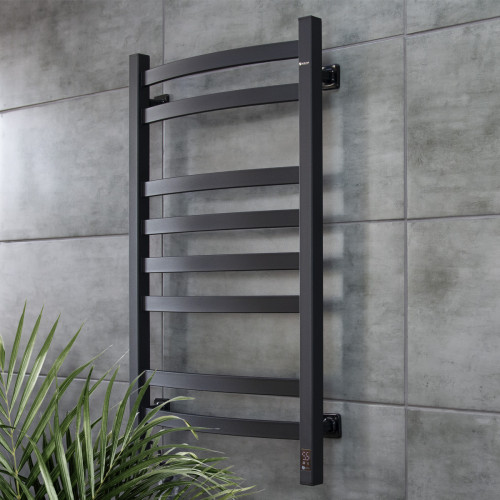 Рушникосушарка NAVIN Avalon 480х800 Sensor ліва, чорний муар 12-203153-4880
