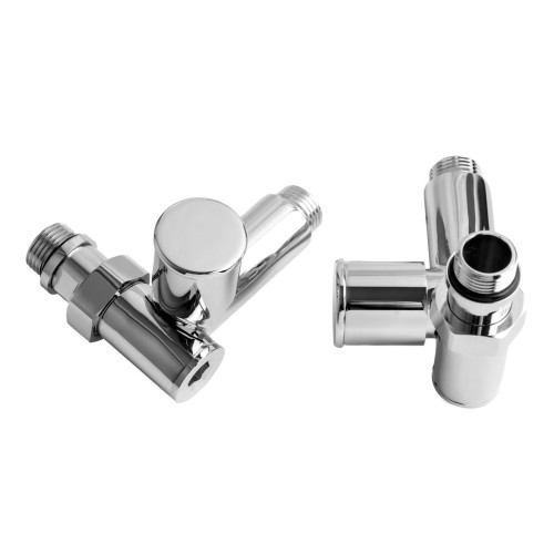 Кран кутовий NAVIN під тен 1/2"х1/2" хром, 2шт 21-032430-7777