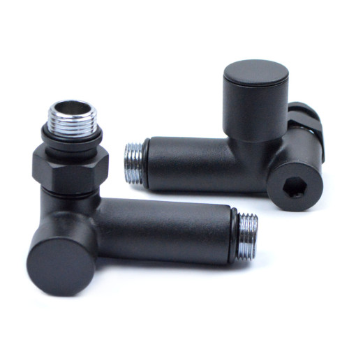Кран кутовий NAVIN під ТЕН 1/2"х1/2", чорний, 2 шт. 21-632430-7777