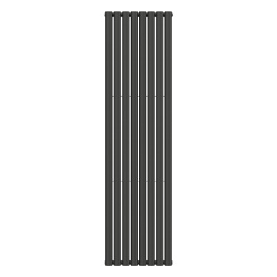 Вертикальний радіатор NAVIN Ellipse Double 480х1800-8, anticor, чорний муар 02-245033-4818 Вертикальний радіатор NAVIN Ellipse Double 480х1800-8, anticor, чорний муар 02-245033-4818