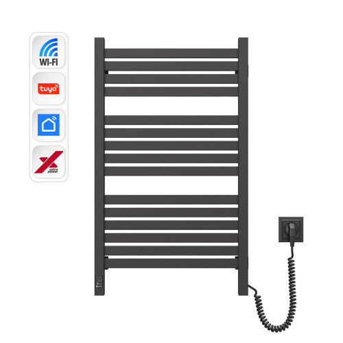 Рушникосушарка NAVIN Авангард X 480х800 Sensor з WI-FI правобічна, чорний муар 12-272055-4880