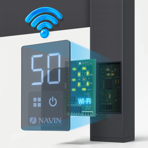 Рушникосушарка NAVIN Авангард X 480х1200 Sensor з WI-FI лівобічна, чорний муар 12-272155-4812 Рушникосушарка NAVIN Авангард X 480х1200 Sensor з WI-FI лівобічна, чорний муар 12-272155-4812