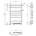 Рушникосушарка NAVIN Камелія 480х800 Електро Права 12-007030-4880