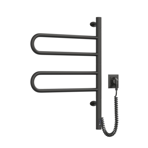 Рушникосушарка NAVIN Fouette 480х600 Sensor з таймером, чорний муар 12-212033-4860