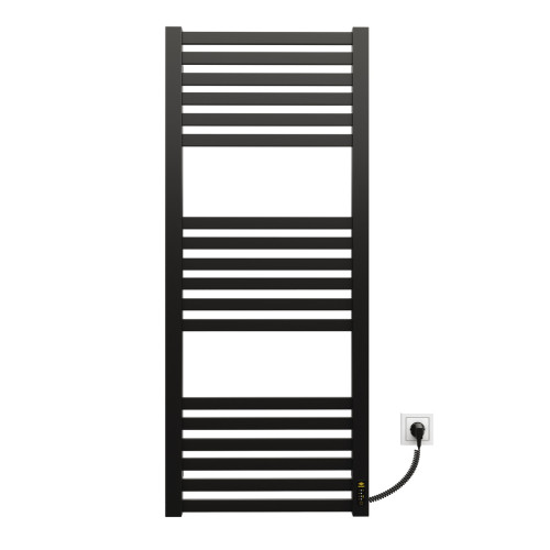 Рушникосушарка KOSSER Герда 1200х500 ER таймер чорний ДГ04ER