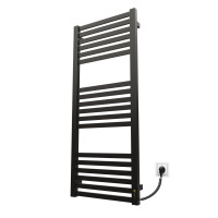 Рушникосушарка KOSSER Герда 1200х500 ER таймер чорний ДГ04ER