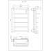 Рушникосушарка KOSSER Каскад Трапецiя 800х530/6 ДКТ05
