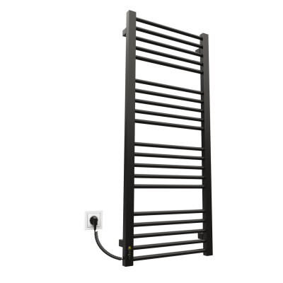 Рушникосушарка KOSSER Степ 1200х500 EL таймер чорний ДСТ04EL